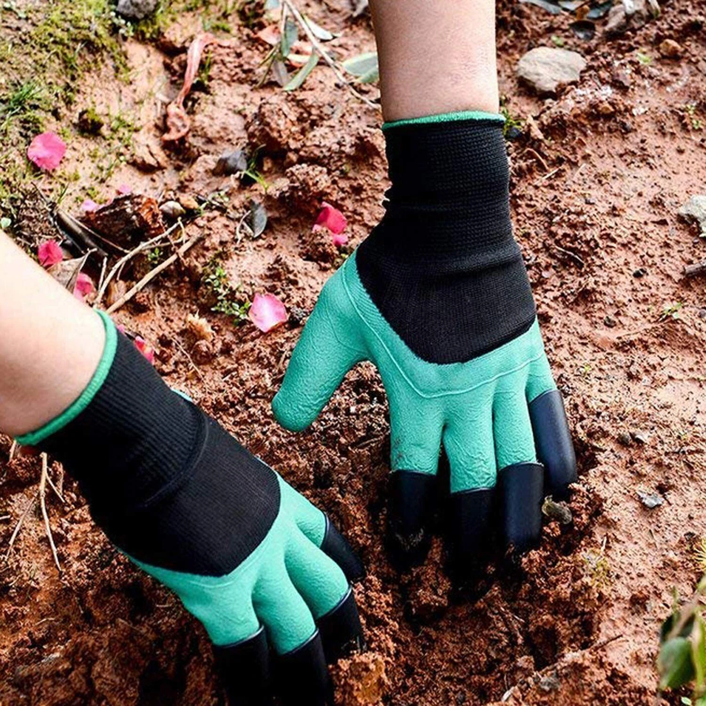 1 Pair Garden Gloves with Claws