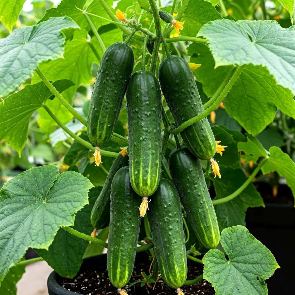 150 Straight Eight Cucumber Seeds | Heirloom • Non-GMO